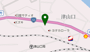 [EV]トヨタカローラ岡山(株) 津山店の地図画像