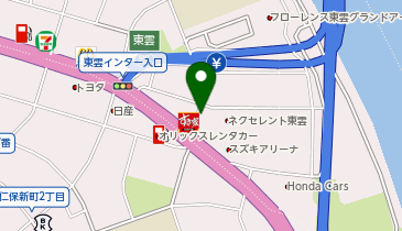 [EV]トヨタカローラ広島(株) 東店の地図画像