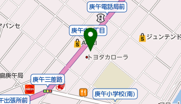 [EV]トヨタカローラ広島(株) 西支店の地図画像