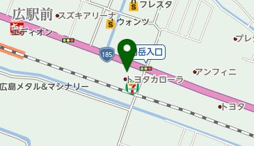 [EV]トヨタカローラ広島(株) 広店の地図画像