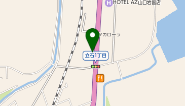 [EV]トヨタカローラ山口(株) Felix88 岩国店の地図画像