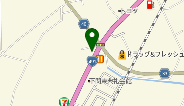 [EV]トヨタカローラ山口(株) 小月店の地図画像