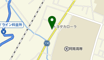 [EV]トヨタカローラ徳島(株) 阿南店の地図画像