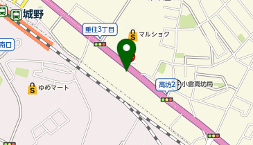 [EV]トヨタカローラ博多(株) 城野店の地図画像