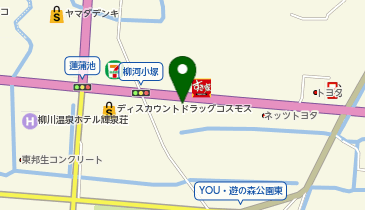 [EV]トヨタカローラ福岡(株) 柳川店の地図画像