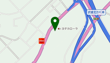 [EV]トヨタカローラ佐賀(株) 武雄店の地図画像