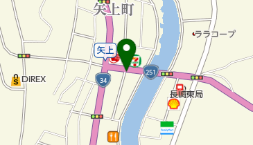 [EV]トヨタカローラ長崎(株) 東長崎店の地図画像