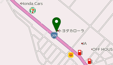 [EV]トヨタカローラ長崎(株) 時津店の地図画像