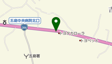 [EV]トヨタカローラ長崎(株) 五島店の地図画像