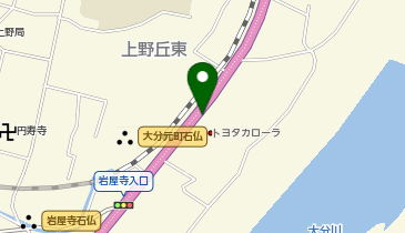 [EV]トヨタカローラ大分(株) 本店の地図画像