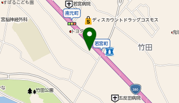 [EV]トヨタカローラ大分(株) 日田店の地図画像