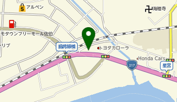 [EV]トヨタカローラ大分(株) 佐伯店の地図画像