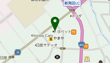 [EV]新潟トヨペット(株) 新発田店の地図画像