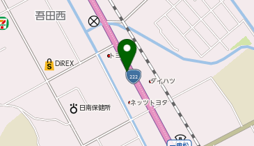 [EV]宮崎トヨタ自動車(株) カローラ宮崎 日南店の地図画像