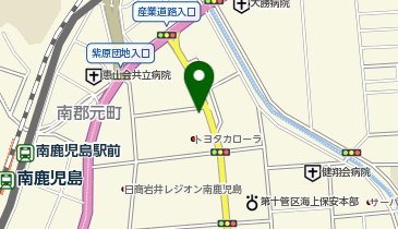 [EV]トヨタカローラ鹿児島(株) 本店の地図画像