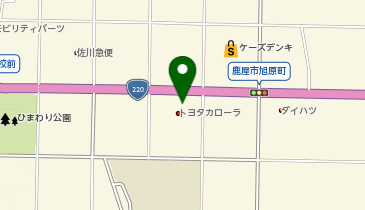 [EV]トヨタカローラ鹿児島(株) 鹿屋店の地図画像
