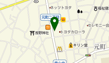 [EV](株)石川トヨペットカローラ 金沢元町店 (カローラ)の地図画像