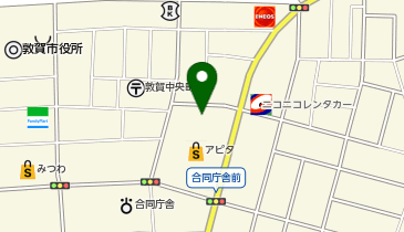 [EV]UDリテール(株) MEGAドン・キホーテUNY 敦賀店の地図画像