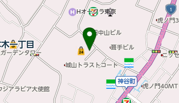 [EV]森トラスト(株) 城山トラストタワー (地下1階)の地図画像