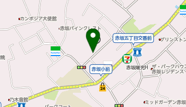 [EV]丸新石油(株) アポロステーション 赤坂中央SSの地図画像