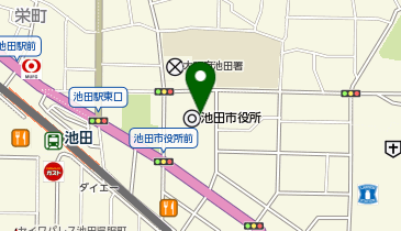 [EV]池田市役所の地図画像