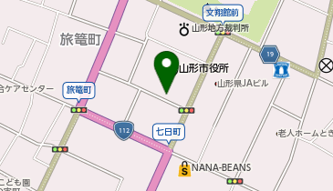 [EV]山形市 市役所庁舎の地図画像