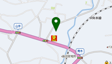 [EV](株)ナカデン 中津川店の地図画像