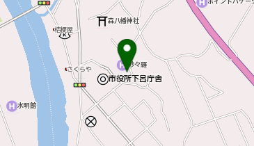 [EV](有)森山旅館 紗々羅の地図画像