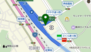 [EV]横浜銀行本店ビルの地図画像