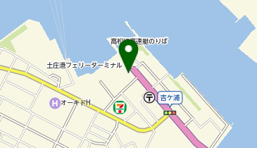 [EV]土庄町 土庄港務所前駐車場 (土庄港観光センター前)の地図画像