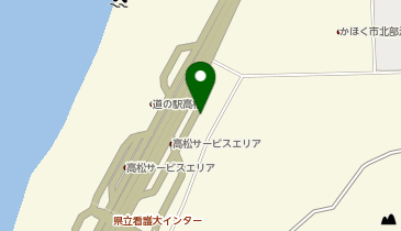 [EV]石川県・(株)高松レストハウス のと里山海道 高松SA (上り・道の駅 高松)の地図画像