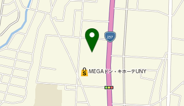 [EV]UDリテール(株) MEGAドン・キホーテUNY 浜松泉町店 (北側平面P)の地図画像