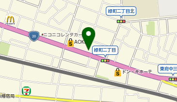 [EV](株)ヤナセ 府中支店 メルセデス・ベンツ府中の地図画像