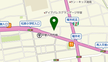 [EV](株)ヤナセ 湘南支店 メルセデス・ベンツ湘南の地図画像