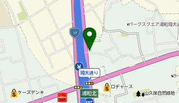 [EV](株)ヤナセ さいたま支店 メルセデス・ベンツさいたま中央の地図画像