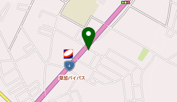 [EV](株)ヤナセ 越谷支店 メルセデス・ベンツ越谷の地図画像