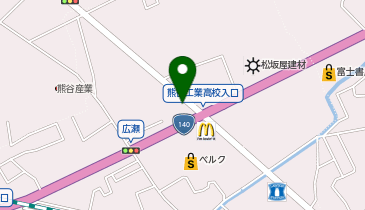 [EV](株)ヤナセ 熊谷支店 メルセデス・ベンツ熊谷の地図画像