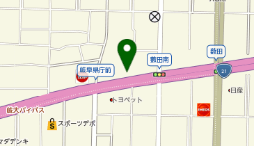 [EV]岐阜ヤナセ(株) メルセデス・ベンツ岐阜 CCセンターの地図画像