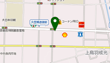 [EV](株)ヤナセ 京都支店 メルセデス・ベンツ京都南の地図画像