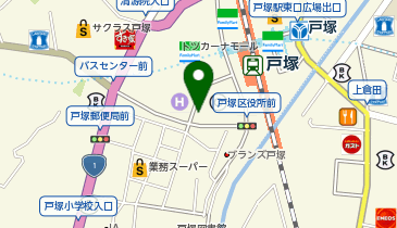 [EV]横浜市 戸塚区役所 総合庁舎 (地下2階)の地図画像