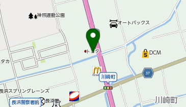 [EV](株)滋賀トヨタ ネッツ長浜店の地図画像