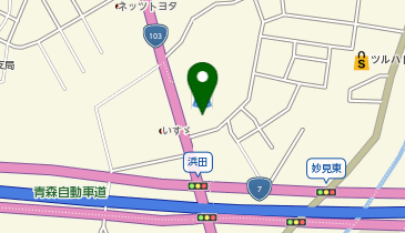 [EV](株)ヤナセ 西青森支店 メルセデス・ベンツ青森の地図画像