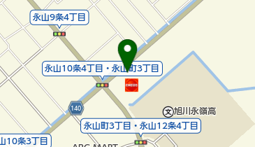 [EV]北海道エネルギー(株) ENEOS チャレンジ永山南SSの地図画像