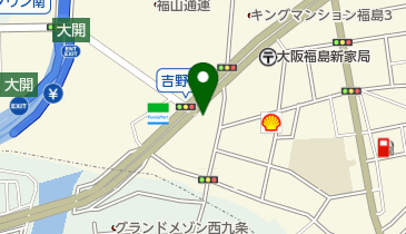 [EV]大阪トヨペット(株) 福島店 (旧ネッツ中央)の地図画像