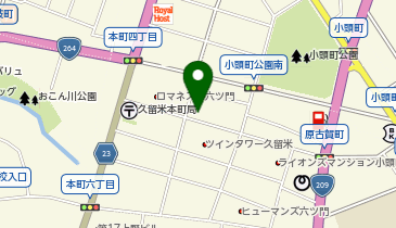 [EV]福岡県電気工事業工業組合 久留米支部の地図画像