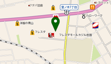 [EV](株)フレスタ・(株)EVer charge フレスタモール カジル岩国の地図画像