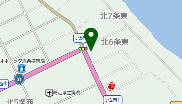 [EV]北見三菱自動車販売(株) 網走店の地図画像