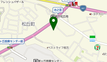 [EV](株)ミューズ 毎日ハウジング枚方住宅展示場 Charge Cafeの地図画像