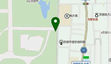 [EV](一財)京都市都市整備公社 御所東駐車場の地図画像
