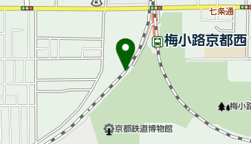 [EV](一財)京都市都市整備公社 梅小路公園おもいやり駐車場の地図画像